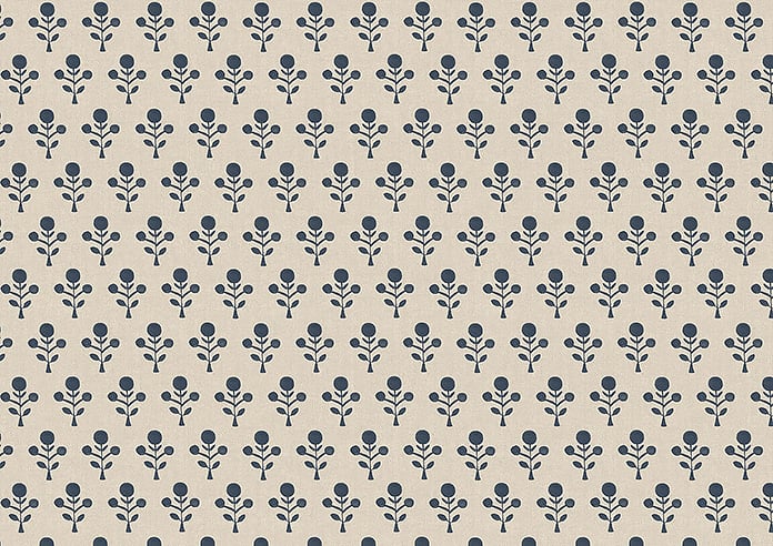 Emily Bond Hawthorn, Indigo - Roman Blind - Image 7
